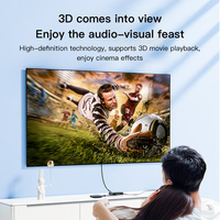 SAMZHE Répartiteur Vidéo Numérique 4K/30Hz 1 Entrée 4 Sorties en Métal, Répartiteur 1-vers-4 pour Ordinateur Portable, Boîtier Intelligent, Téléviseur, Moniteur, Projecteur