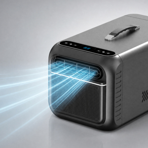 Aire Acondicionado Portátil de 2300 Btu con Compresor de Refrigeración, Refrigerante R134a, Versión Mejorada, 110V/220V EU/AU/US/KR - Product Image 2