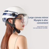 Casco Inteligente ROCKBROS ABS para Ciclismo de Carretera con Visera para Hombres Adultos, Casco de Bicicleta