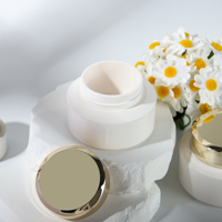 Pots vides personnalisés OEM/ODM 5g 20g 30g 50g pour gel UV, pot de gel UV blanc avec couvercle, pot cosmétique rond pour crème