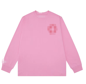 Camiseta Unisex con Estampado de Corazón, Cuello Redondo, de Alta Calidad, Doble Hilo, Algodón Puro, Transpirable, Tejido de Punto - Product Image 5