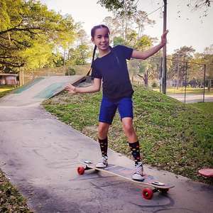 Planche à roulettes longue Wellshow Sport <span class=keywords><strong>Drop</strong></span> Down <span class=keywords><strong>Drop</strong></span> Through, planche à roulettes complète, planche à roulettes en bois d'érable à 7 plis, planche à roulettes Cruiser - Product Image 4