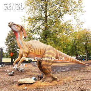 High Simulation Outdoor Animatronic <strong>Dinosaur</strong> For <strong>Carnival</strong> Shopping Malls Airports Daycare Kindergarten Public Places Made Metal - Product Image 2