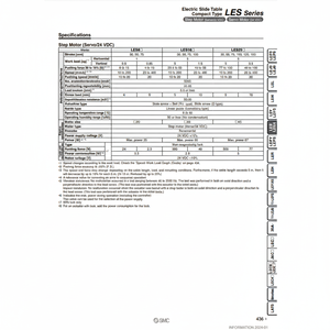 LES8LK-75B-R36N1โต๊ะสไลด์ไฟฟ้านิวเมติก SMC - Product Image 1
