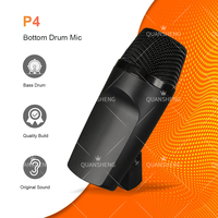 AK7 Professional Drum Microphone Instrument Microphone Kit de 7 pièces pour l'enregistrement de performances sur scène