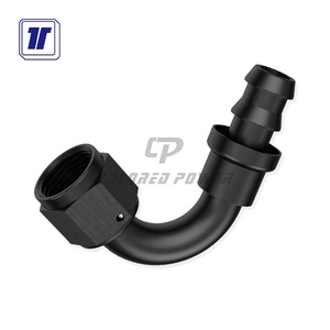 Tuyau Push-on étanche en aluminium AN10 femelle, haute Performance, 120 degrés, verrouillage à embouts - Product Image 3