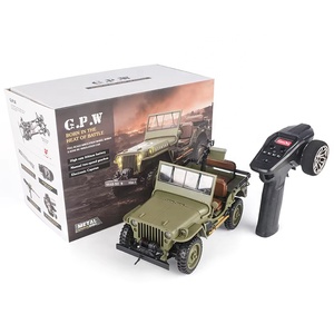 1:14 échelle 1941 mo détartreur Willys <span class=keywords><strong>4X4</strong></span> RC <span class=keywords><strong>camion</strong></span> <span class=keywords><strong>militaire</strong></span> 2.4Ghz télécommande avec treuil lumière LED accessoires pour tout Terrain amusant - Product Image 6