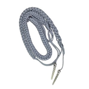 Factory Made High Quality Ceremonial 100% Polyester Double <b>Braided</b> Eco-Friendly Uniform Shoulder <b>Cord</b> - Product Image 3