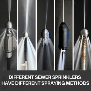 AMJET - Penetrator Pro 150-300bar 60-150LPM <span class=keywords><strong>Buse</strong></span> de nettoyage de canalisations pour tuyaux de 100-200 mm pour plombiers professionnels et usage commercial - Product Image 4