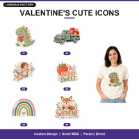 Autocollant de transfert thermique personnalisé pour T-shirt, sweat-shirt, vêtement, impression de vêtements pour petites entreprises, autocollant de transfert DTF