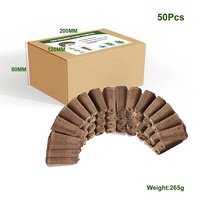 Sistema de Jardín Interior Hidropónico, Kit de Cápsulas de Semillas, Maceta de Bambú Biodegradable, Esponjas de Inicio para Plantas, Autorriego, Ecológico