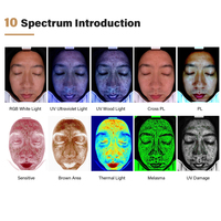 Nouvel analyseur de peau M17 AI pour usage domestique, appareil d'analyse de la peau du visage avec détecteur portable pour la détection du cuir chevelu