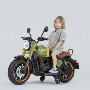 Moto électrique pour enfants en plastique 12V avec télécommande parentale, lumières LED cool et musique SAMATE SMT-118 - Product Image 1