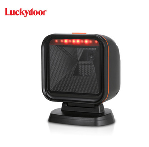 เครื่องสแกนบาร์โค้ดแบบตั้งโต๊ะ Luckydoor K-PS80G แบบแฮนด์ฟรี เชื่อมต่อผ่าน USB สแกนได้รอบทิศทาง รองรับบาร์โค้ด 2 มิติ และ Pdf417 สำหรับระบบ <span class=keywords><strong>POS</strong></span> - Product Image 1