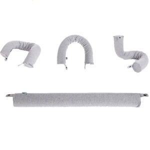 Almohada de viaje con soporte personalizado Almohada de viaje con giro de color personalizado Almohada de espuma viscoelástica de forma libre ajustable - Product Image 4