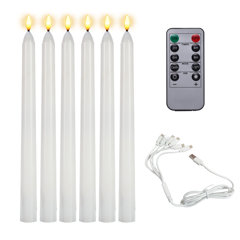 USB Rechargeable 10 Inch Rod Shape