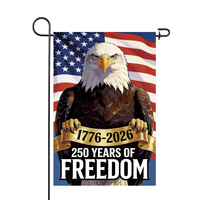 Drapeau de jardin du 250e anniversaire des États-Unis, 12 x 18 pouces, drapeau d'extérieur, édition spéciale, drapeau de célébration du 250e anniversaire