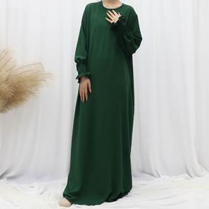 Midoest Dubai Muslim <span class=keywords><strong>Turkish</strong></span> lungo elegante girocollo squisito manica lunga Multicolor taglie forti abiti da donna - Product Image 5