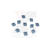 Plaquette de tournage indexable en carbure de tungstène CNMG120412-KR YK5115 pour tour CNC, R1.2, pour l'usinage brut intensif de l'acier au carbone et des aciers alliés