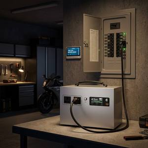 Station d'alimentation portable D1200 1200W 1280Wh, générateur solaire à charge rapide et intelligente pour le camping et la sauvegarde à domicile - Product Image 4