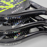 Raquette de padel en carbone 3K 12K 18K personnalisée en gros, longueur 46 cm, largeur de la face 22 mm, noyau en mousse EVA, sport professionnel