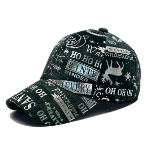 Unisex Đa Chức Năng Đường Phố Visor Mũ Bóng Chày Mới Giáng Sinh Phản Chiếu Thiết Kế Mặt Trời Bảo Vệ Phổ Biến Vải Thư Mô Hình - Product Image 5