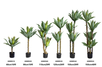 Succulente populaire en pot, Agave PE, Aloe Vera, 150 cm (5 pieds), écologique, réaliste, durable, légère, longue durée de vie