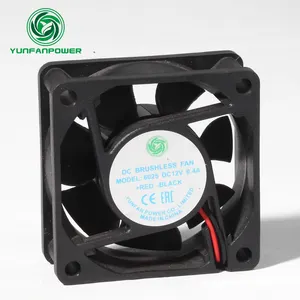 24 V DC sin escobillas ventilador axial 6025 para cámara de alta velocidad ventilador de refrigeración