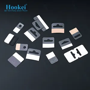 Hookei High Quality Plastic Adhesive Hang Tab Package Hang Tab
