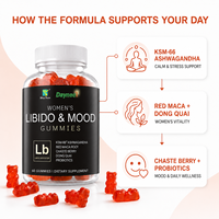 Gummies pour la libido féminine sous marque privée, supplément bien-être et vitalité pour femmes, OEM ODM, vente en gros, fabricant d'usine
