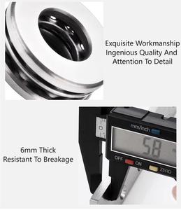 Một cặp bản lề Trục bằng thép không gỉ được sử dụng để lắp đặt che giấu trên cửa hoặc tủ Bản lề cửa xoay 360 ° - Product Image 6