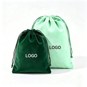 Bolsa de Terciopelo Suave con Cordón, Bolsa de Terciopelo Personalizada con Logotipo para Joyas, Relojes, Pequeños Aparatos, Recuerdos de Boda, Paquete de Almacenamiento para Regalos - Product Image 4