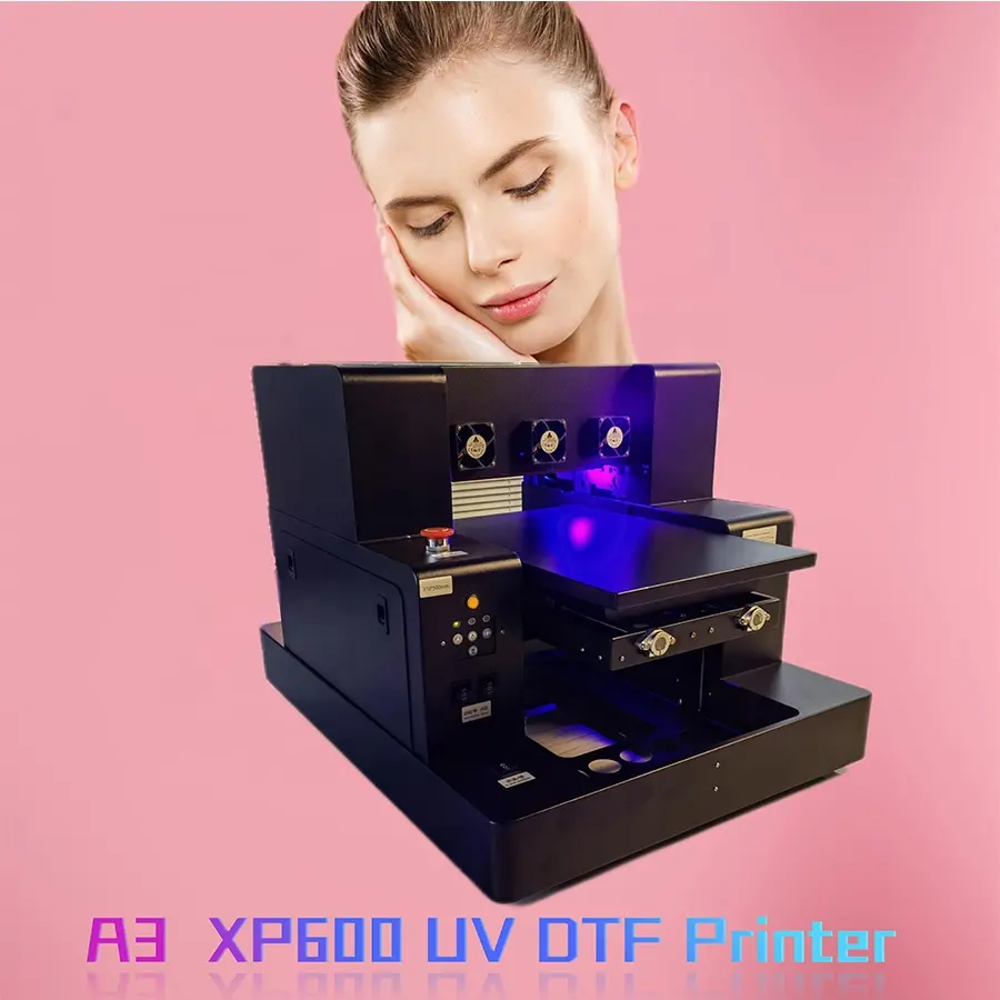 WEPRINT ขนาด A4 ที่ถูกที่สุดเครื่องพิมพ์ UV DTF สําหรับ Uv DTF สติกเกอร์พลาสติกเคสโทรศัพท์ขวดไม้อะคริลิคโลหะแก้ว