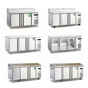 Nhà hàng nhà bếp làm việc băng ghế dự bị bảng <span class=keywords><strong>Top</strong></span> undercounter Tủ đông/Hiển thị mát cho thịt Tủ đông sâu với chức năng cao - Product Image 5