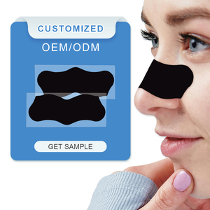 Plester Hidung Arang Aktif Private Label Pembersih Komedo, Plester Pori-pori Hidrokoloid Non-woven, Dapat Dipesan Sesuai Kebutuhan - Product Image 1