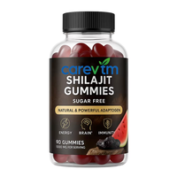 Gummies de Shilajit Naturel 1000mg Sans Sucre – Boost d'Énergie pour le Cerveau et le Soutien Immunitaire – Fournit de l'Énergie et des Antioxydants