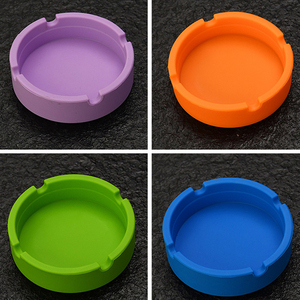 Thân Thiện Với Môi Xách Tay Silicone Gạt Tàn Không Thể Phá Vỡ Cổ Điển Tabletop Tray Cho Thuốc Lá Cống Lốc Cigar Bật Lửa Giấy Cán - Product Image 6