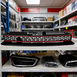 Griglia Anteriore Cromata Nera in ABS per Auto VW Golf 6 / MK6 2009 - 2012 OE 5K0 853 651 <span class=keywords><strong>AG</strong></span> 5K0853651 - Product Image 3