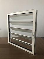 Fenêtres à battants horizontaux en alliage d'aluminium ultra-silencieuses et durables avec persienne intégrée, volet roulant moderne de style européen, en promotion
