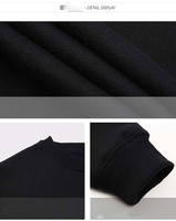 Sweat-shirt pour homme personnalisé avec logo, 285 grammes, col rond en molleton, motif uni, impression numérique, automne