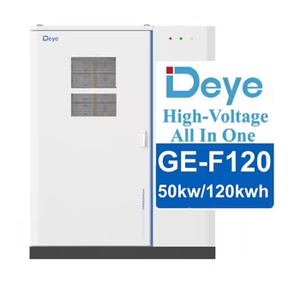 ชุดแบตเตอรี่ลิเธียม120KWh เก็บพลังงานแรงดันสูงพร้อมอินเวอร์เตอร์50KW ขายส่ง deye GE-F120 ESS - Product Image 1