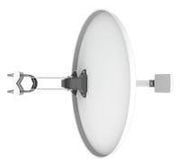 Point d'accès sans fil extérieur double bande QW Echo 5NG, pont WiFi PTP PTMP, 2x2 MIMO, portée 50 km, antenne 27dBi, communication