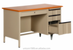 Modern tasarım çelik ofis masası ofis bilgisayar masası çekmece toplantı masası özelleştirilmiş tezgah - Product Image 2