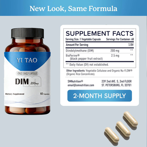 Capsules de DIM (Diindolylméthane) - Soutien à l'équilibre hormonal pour le métabolisme des œstrogènes, l'acné et la ménopause - Complément alimentaire - Product Image 5
