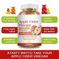 Bonbons Gélifiés au Vinaigre de Cidre de Pomme pour Adultes – Aide à Affiner la Silhouette, Favorise la Santé Digestive, Vitamines, Bonbons Gélifiés Minceur