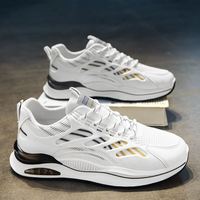 Chaussures décontractées confortables pour hommes, style classique simple, respirantes, en maille, pour le sport et le campus, prix de gros
