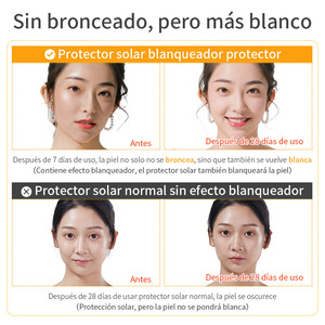 Private label sunscreen <strong>cream</strong> to prevent <strong>solar</strong> burns, grape tanning, UVB, UVB whitening SPF 50PA, protector s - Product Image 3