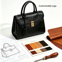 Sac à bandoulière en cuir véritable personnalisé avec logo, marron élégant pour femme, idéal pour les trajets quotidiens