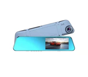 Full HD 1080P Màn Hình Cảm Ứng Xe <span class=keywords><strong>Blackbox</strong></span> DVR Đầu Ghi Video Lái Xe Camera Hành Trình Gương Chiếu Hậu - Product Image 2