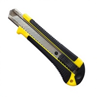 Couteau utilitaire industriel robuste KEMING en promotion, 18 mm, coque épaissie, lame SK5 tranchante, coupe-papier peint pour travaux de découpe intensifs